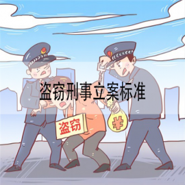 盗窃刑事立案标准